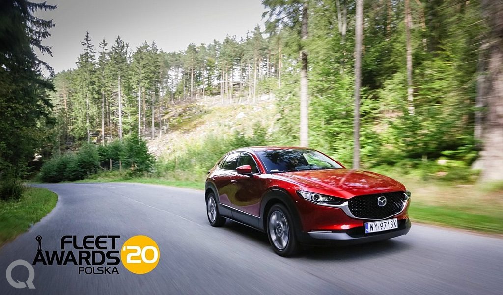 Mazda CX30 z nagrodą Fleet Awards 2020 Grupa Autoremo